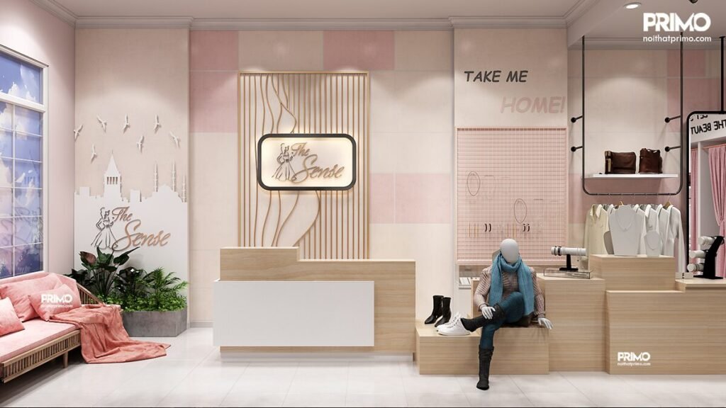 Thiết kế shop thời trang The Sense