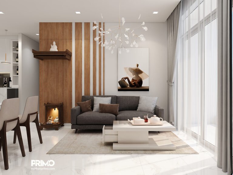 Thiết kế căn hộ 2 phòng ngủ Sunrise City - Nội Thất PRIMO