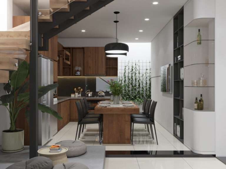 Thiết kế nội thất nhà phố 2 lầu - chị Quý - Nội Thất PRIMO