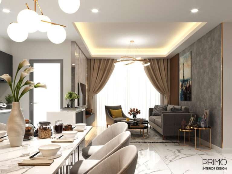 Thiết kế căn hộ 2 phòng ngủ Sala Sarina - chị Tuyết - Nội Thất PRIMO